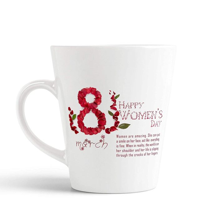 Aj Prints Women’s Day Printed Conical Coffee Mug- Inspirational Quotes Coffee Mug- Gift for Mom, Wife, Sister | Save 33% - Rajasthan Living 5