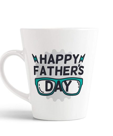Aj Prints Happy Father?s Day Best Quotes Printed Ceramic Conical Mug 325ml, White | Save 33% - Rajasthan Living
