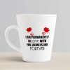 Aj Prints I am Permanently in Love with You Always and Forever Printed Conical Coffee Mug- 12Oz Mug | Save 33% - Rajasthan Living 10