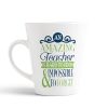 Aj Prints Teacher Mug – 12oz Latte Mug – an Amazing Teacher is Hard to find and Impossible to Forget – Quotes Printed Cone White Mug | Save 33% - Rajasthan Living 9