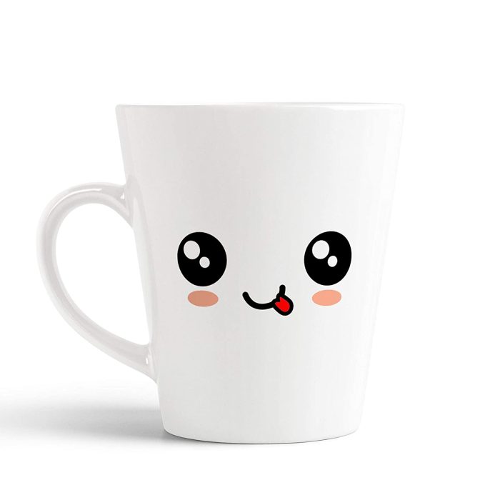 Aj Prints Conical Latte Mug 12oz Cute Creative Cartoon Face Expression Mug Gift | Save 33% - Rajasthan Living 5