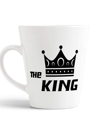 Aj Prints King Conical Latte Mug ? 12oz King Mug – Valentine?s Day Gift – Husband – Boyfriend – Funny Mug – Gifts ? Anniversary,… | Save 33% - Rajasthan Living
