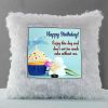 Vickvii Printed Happy Birthday With Cupcake And Rose Led Cushion With Filler (38*38CM) | Save 33% - Rajasthan Living 9