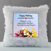Vickvii Printed Happy Birthday With Love Joy And Happiness Led Cushion With Filler (38*38CM) | Save 33% - Rajasthan Living 9