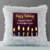 Vickvii Printed Happy Birthday May Your Day be As Beautiful As You Led Cushion With Filler (38*38CM) | Save 33% - Rajasthan Living 9