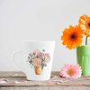 Aj Prints Beautiful Flowers Printed Conical Coffee Mug- Gift for Family, Friend- White 12Oz | Save 33% - Rajasthan Living 11
