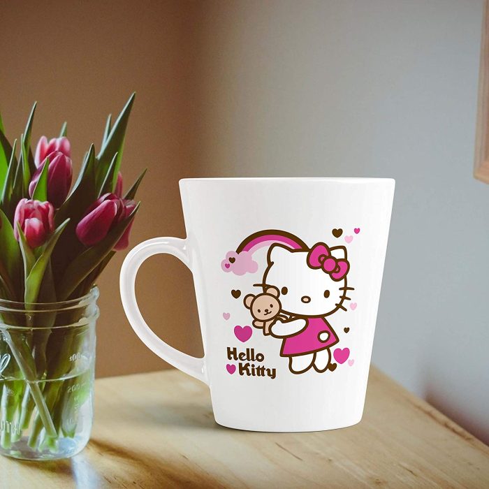 Aj Prints Hello Kitty Cute Printed Conical Coffee Mug- 12Oz Coffee Mug- Gift for Kids | Save 33% - Rajasthan Living 7