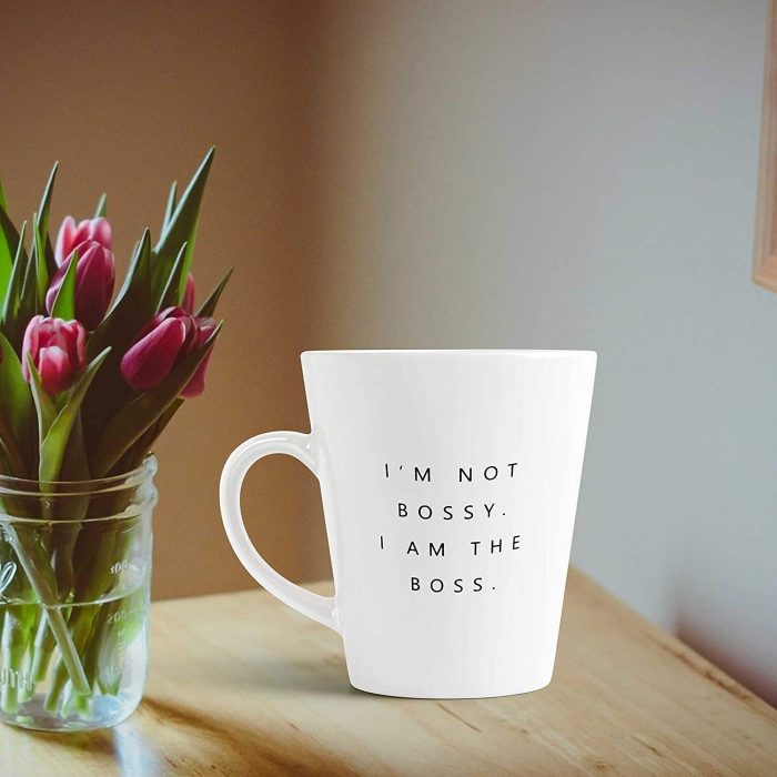 Aj Prints I’m Not Bossy, I Am The Boss Mug- Funny 12 oz Latte Coffee Mug Cup Gift for Her | Save 33% - Rajasthan Living 7