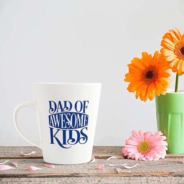 Aj Prints Dad of Awesome Kids Printed Conical Coffee Mug- 12Oz Coffee Mug, Gift for Him/Her | Save 33% - Rajasthan Living 7