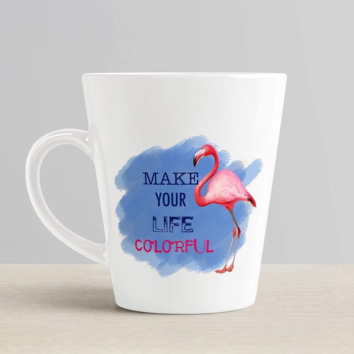 Aj Prints Make Your Life Colorful Printed Coffee Mug- 12Oz Conical Coffee Mug | Save 33% - Rajasthan Living 6