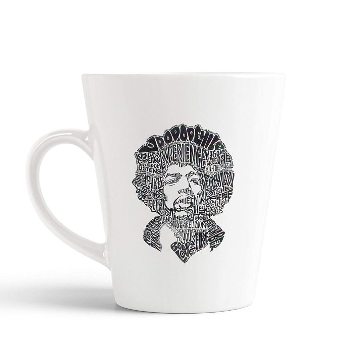 Aj Prints White Conical Coffee Mug- Jimi Hendrix Printed Coffee Mug- Gift for His/He | Save 33% - Rajasthan Living 5