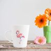 Aj Prints Flamingo Bird Printed Conical Coffee Mug- Ceramic Mug for Kids, Mom, Dad- 350ml | Save 33% - Rajasthan Living 11