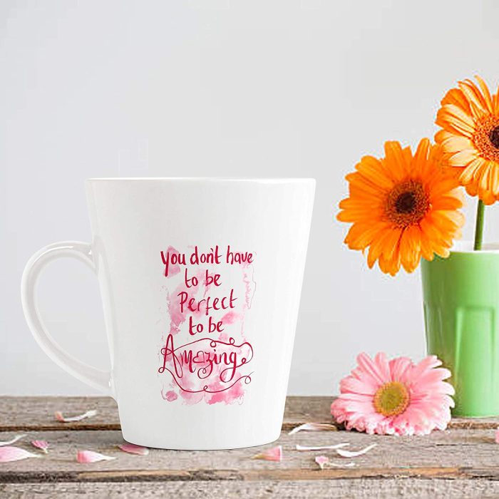 Aj Prints Motivational Quotes Printed Conical Coffee Mug- 12Oz Inspirational Coffee Mug | Save 33% - Rajasthan Living 7