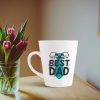 Aj Prints Father?s Day Conical Mug to The Best Dad 325ml, White | Save 33% - Rajasthan Living 10