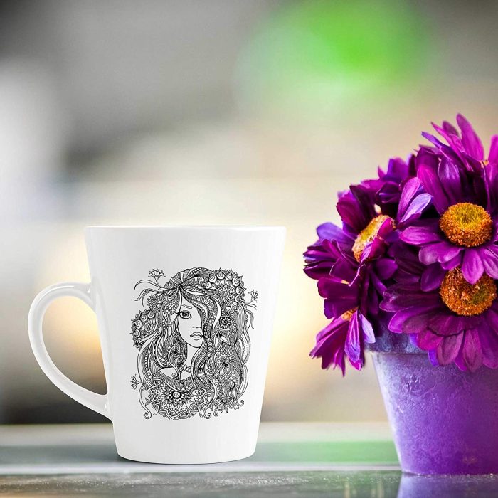 Aj Prints Unique Girl Design Printed Conical Coffee Mug- Funny Mug Gift for Girl, Wife, Sister, Mom | Save 33% - Rajasthan Living 7