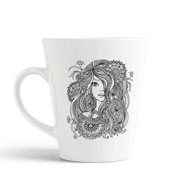 Aj Prints Unique Girl Design Printed Conical Coffee Mug- Funny Mug Gift for Girl, Wife, Sister, Mom | Save 33% - Rajasthan Living 5