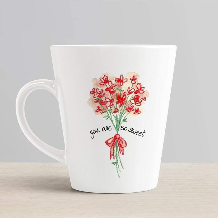 Aj Prints You are So Sweet Printed Conical Coffee Mug- Printed Ceramic Coffee Mug- 12Oz | Save 33% - Rajasthan Living 6
