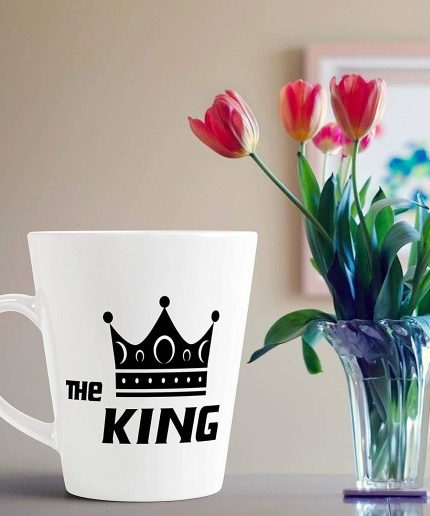 Aj Prints King Conical Latte Mug ? 12oz King Mug – Valentine?s Day Gift – Husband – Boyfriend – Funny Mug – Gifts ? Anniversary,… | Save 33% - Rajasthan Living 3