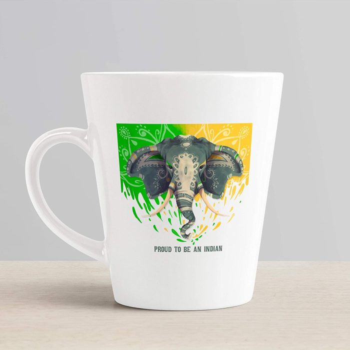 Aj Prints Proud to Be an Indian Beautiful Theme Printed Conical Coffee Mug- White Ceramic Mug- 12Oz | Save 33% - Rajasthan Living 6