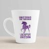 Aj Prints Unicorns are Awesome I Am Awesome Therefore I Am A Unicorn Quote Conical Coffee Mug-350ml-White Ceramic Mug | Save 33% - Rajasthan Living 10