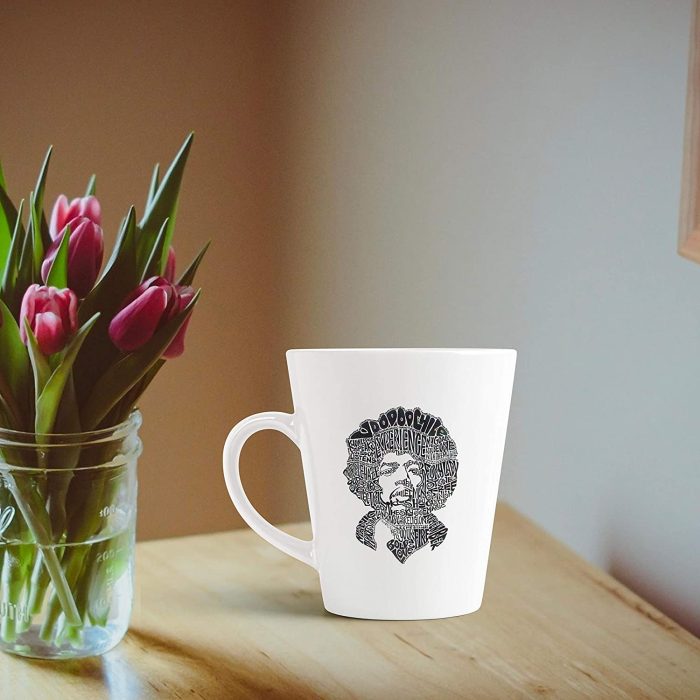 Aj Prints White Conical Coffee Mug- Jimi Hendrix Printed Coffee Mug- Gift for His/He | Save 33% - Rajasthan Living 7
