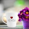 Aj Prints I Miss You, I Want You, I Need You and I Love You Ceramic Conical Mug, 12 Ounce (White) | Save 33% - Rajasthan Living 10