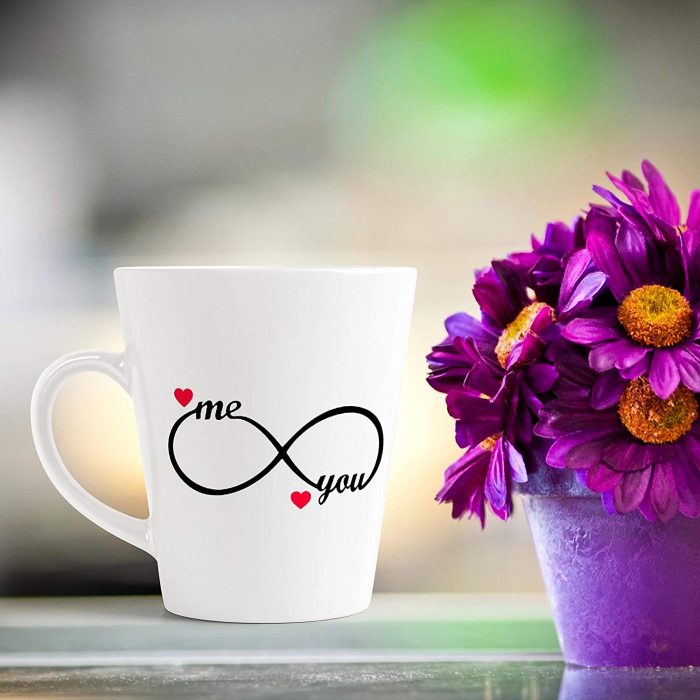 Aj Prints Me & You Printed Conical Coffee Mug- Ceramic Coffee Mug Gift for Girlfriend, Husband | Save 33% - Rajasthan Living 6