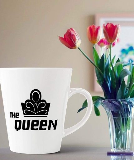 Aj Prints Queen Conical Latte Mug ? 12oz Queen Mug ? Valentine?s Day Gift – Wife – Girlfriend – Funny Mug – Gifts ? Anniversary,… | Save 33% - Rajasthan Living 3