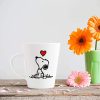 Aj Prints Cute Snoopy Dog Printed Ceramic Conical Coffee Mug, White (350 ml) | Save 33% - Rajasthan Living 11