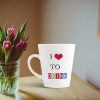 Aj Prints I Love to Drink Printed Conical Coffee Mug- Milk Mug – 12Oz Coffee Mug- Gift for Him/Her | Save 33% - Rajasthan Living 11