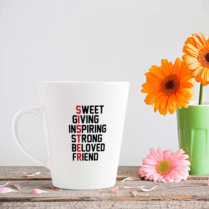 Aj Prints Sweet Giving Inspiring Strong Beloved Friend Printed Conical Coffee Mug- 12Oz Coffee Mug Gift for Friend | Save 33% - Rajasthan Living 7