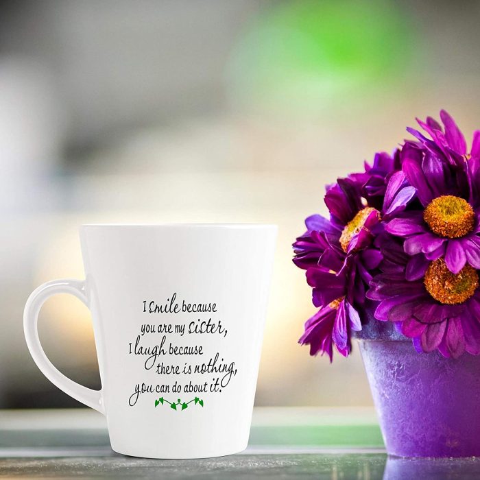Aj Prints Funny Quotes Printed Conical Coffee Mug-350ml-White Ceramic Coffee Mug | Save 33% - Rajasthan Living 7