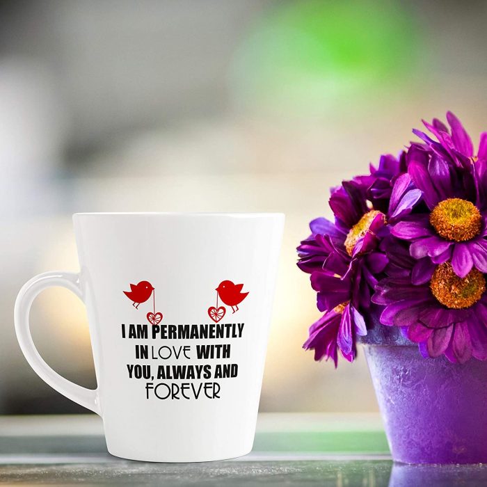Aj Prints I am Permanently in Love with You Always and Forever Printed Conical Coffee Mug- 12Oz Mug | Save 33% - Rajasthan Living 7