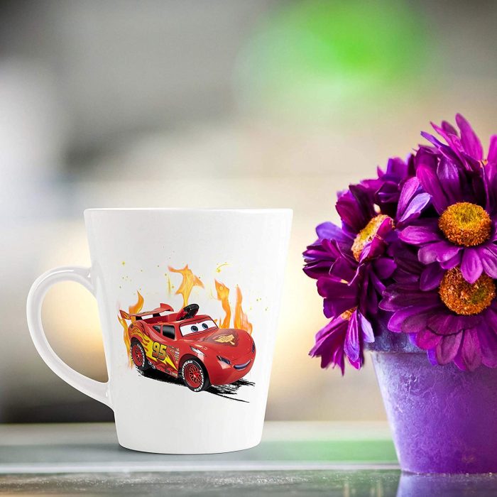 Aj Prints Funny Car Cartoon Printed Conical Coffee Mug- White Coffee Mug- Gift for Kids | Save 33% - Rajasthan Living 7