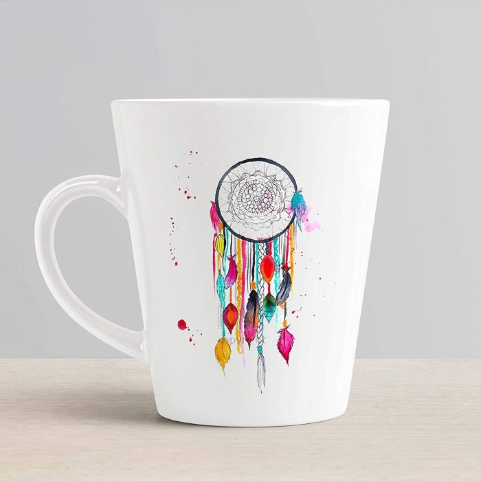 Aj Prints Colourful Dream Catcher Printed Conical Coffee Mug- Ideal Gift for Someone, White 12Oz | Save 33% - Rajasthan Living 6