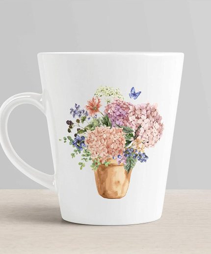 Aj Prints Beautiful Flowers Printed Conical Coffee Mug- Gift for Family, Friend- White 12Oz | Save 33% - Rajasthan Living 3