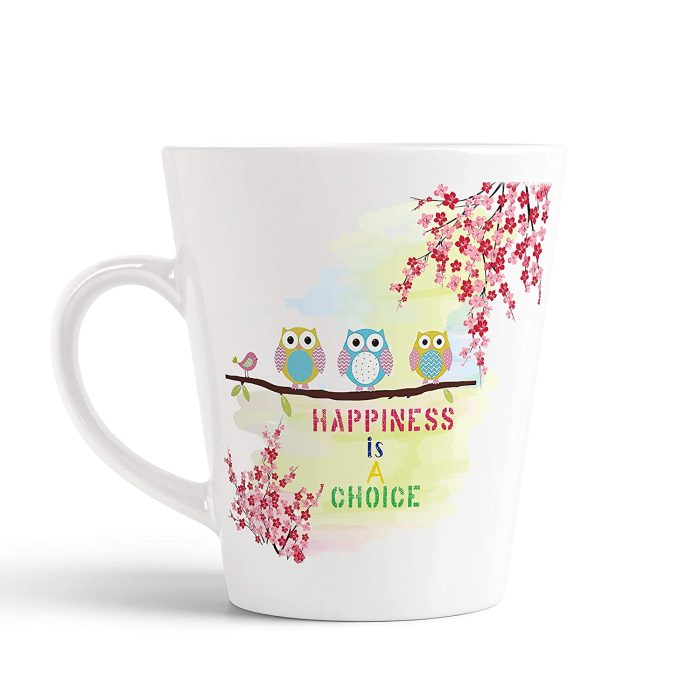 Aj Prints Happiness is a Choice Printed Conical Coffee Mug- Gift for Kids, Brother, Sister | Save 33% - Rajasthan Living 5