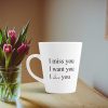 Aj Prints Love Quotes-I Miss You I Want You,I Love You Printed Conical Coffee Mug-Best Gift for Girlfriend, Boyfriend, Wife, Husband | Save 33% - Rajasthan Living 11