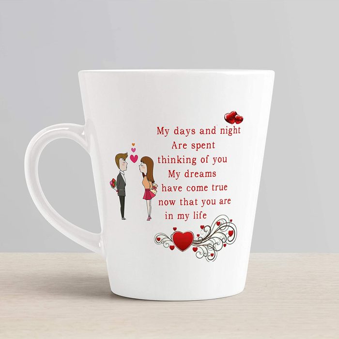 Aj Prints Love,Romance and Feeling Quotes Printed Conical Coffee Mug- Couple Printed Mug- Gift for Lover, Girlfriend, Boyfriend, Wife, Husband | Save 33% - Rajasthan Living 6