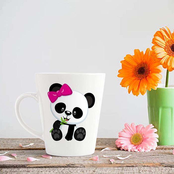 Aj Prints Cute Panda Printed Conical Coffee Mug Gift For Kids, Funny Milk Mug- 350ml | Save 33% - Rajasthan Living 7
