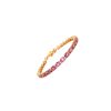 Pink Sapphire and Diamond Bracelet in 18K Yellow Gold | Save 33% - Rajasthan Living 8