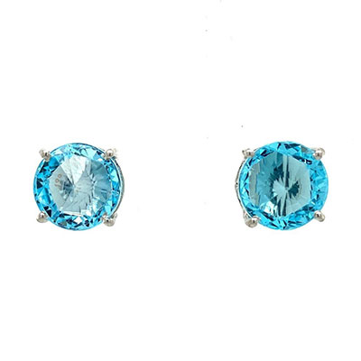 blue topaz earrings in 925 sterling silver 2