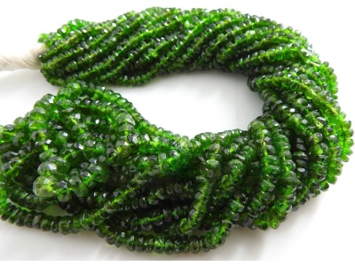 Chrome Diopside Faceted Roundel Bead,Loose Stone,Handmade,For Jewelry Makers,Necklace,Wholesale,New Arrivals 100%Natural 16Inch 3MM PME(B14) | Save 33% - Rajasthan Living 12