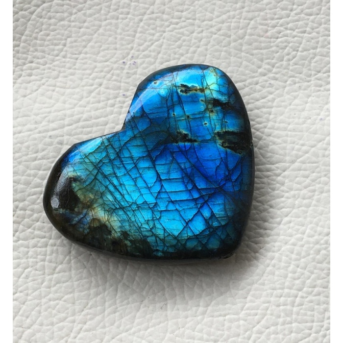 Rare Heart Shape Blue Labradorite Cabochon 127Cts Jewelry Making Labradorite Cabochons 36X39XMM Natural Labradorite Wholesale Stone H08 | Save 33% - Rajasthan Living 7