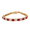Ruby and Diamond Bracelet in 14K Yellow Gold | Save 33% - Rajasthan Living 7