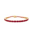 Ruby Bracelet in 14K Yellow Gold | Save 33% - Rajasthan Living 7