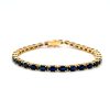 Sapphire Bracelet in 14K Yellow Gold | Save 33% - Rajasthan Living 7