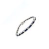 Sapphire and Diamond Bracelet in 14K White Gold | Save 33% - Rajasthan Living 8