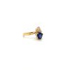 Sapphire and Diamond Ring in 14K Yellow Gold | Save 33% - Rajasthan Living 8