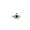 Sapphire and Diamond Ring in 14K White Gold | Save 33% - Rajasthan Living 7